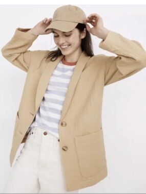 Madewell Lightspun Dorset Blazer Size L